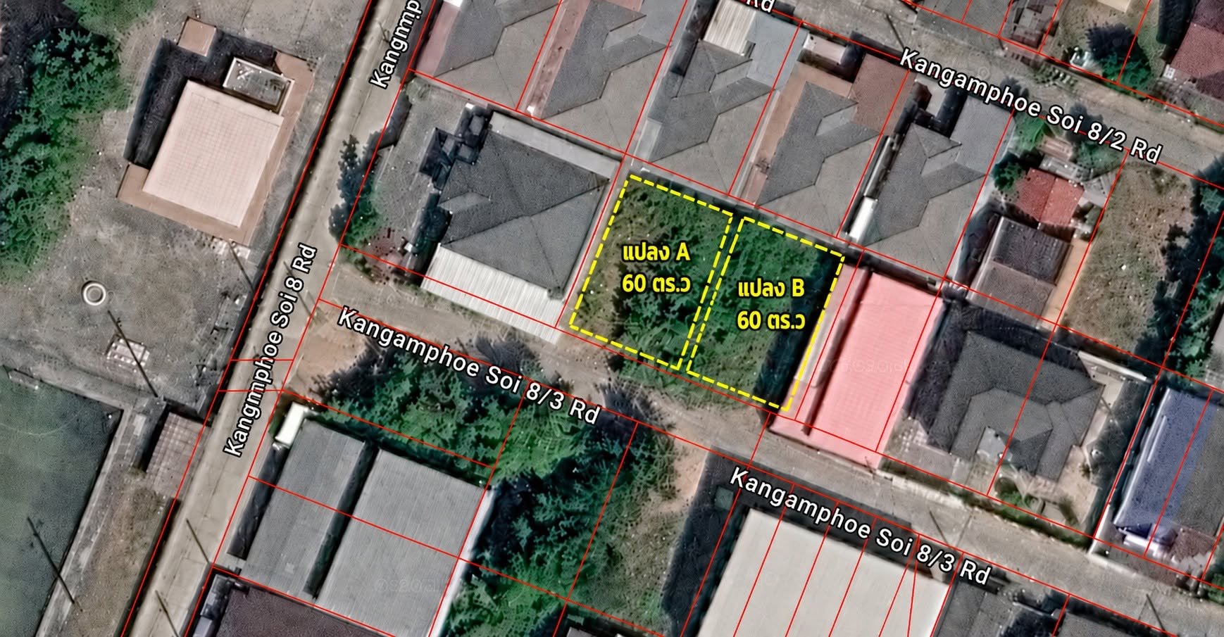Land, 2 Adjoining Plots 60 sq.wa, Choeng Noen, Mueang Rayong — photo 2